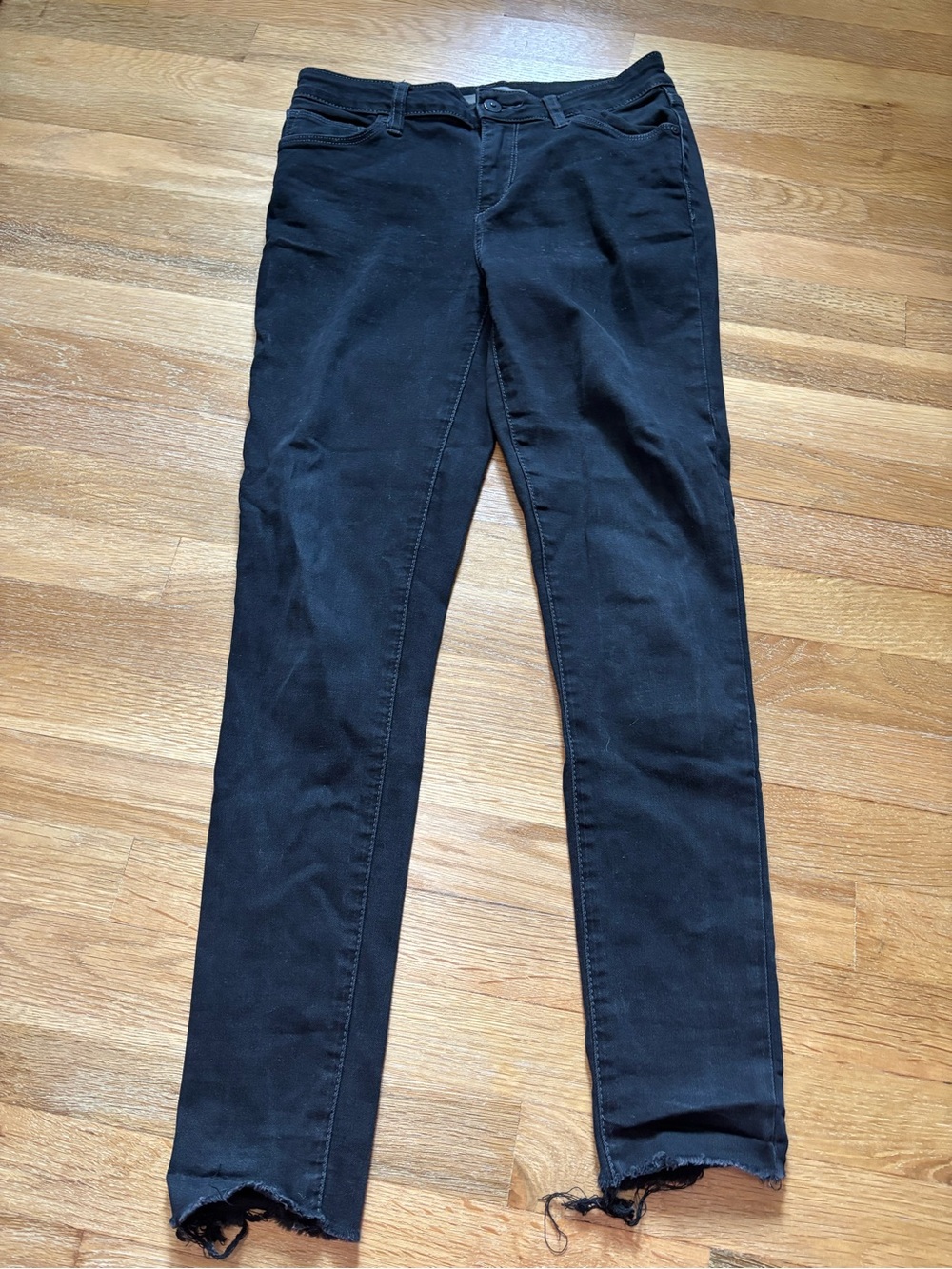 Joes Jeans Women’s Black Skinny Denim Size 27 Classic Stretch